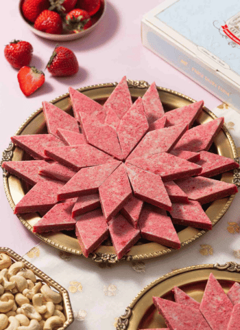 Strawberry Kaju Burf